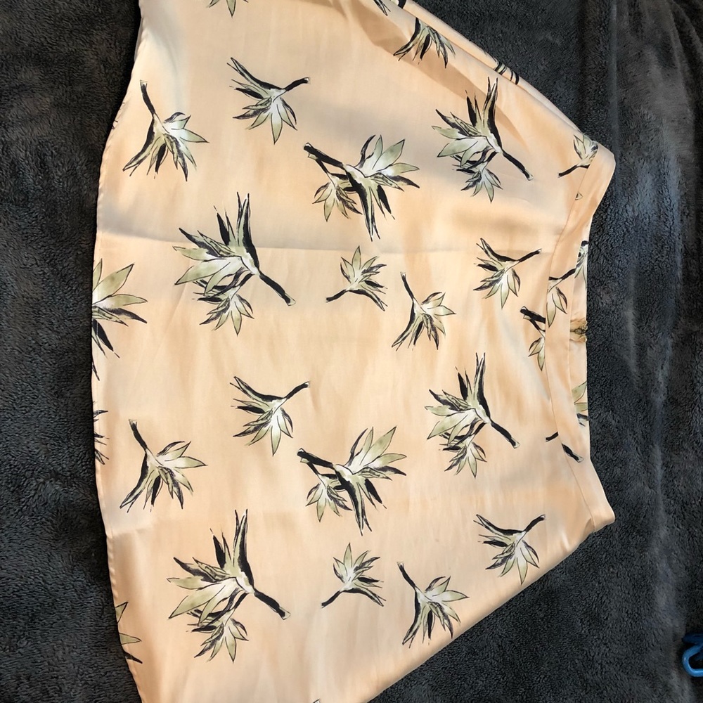A plus size A-line skirt